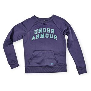 Under Armour Purple Pullover Sweatshirt‎ with Kangaroo Pocket Women's Size S